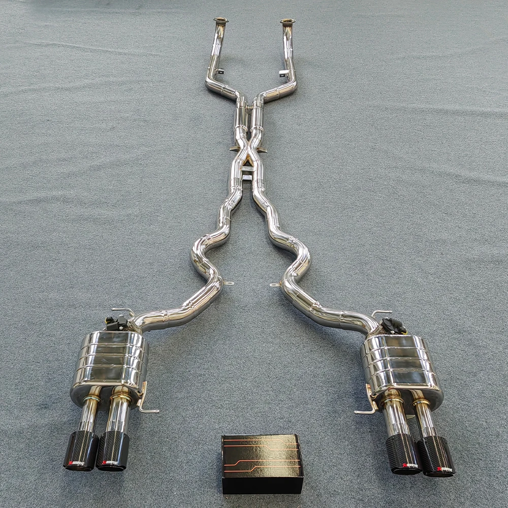 

Высококачественная гоночная выхлопная труба Catback для M5 M6 F10/F12 4,4t Ss 304 с клапаном Escape, выхлопная труба автомобиля