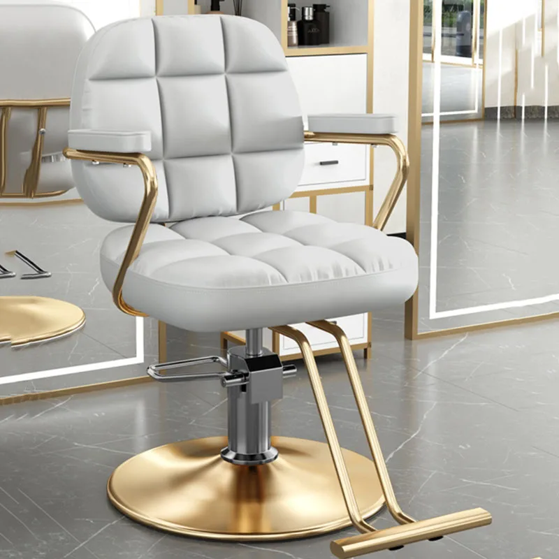 Chair for Hair Cutting Professional Armchair Chaise De Coiffure Barber Shop Salon Rotating Massage Furniture Hairdressers Luxury