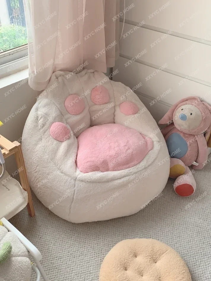

Zhiyi Home Cat's Paw Bean Bag Tatami Girls' Bedroom Single Sofa