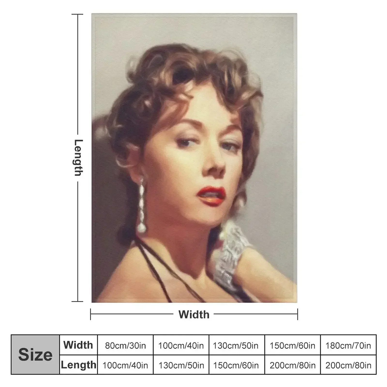 Gloria Grahame, Movie Legend Throw Blanket halloween Moving Travel Beautifuls Soft Single Blankets