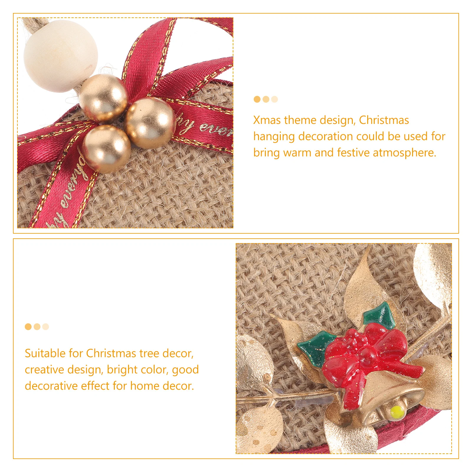 

Christmas Hanging Ornament Xmas Wooden Pendant Decoration Party Home Decor Festive Xmas Pendant Decoration Christmas Decor