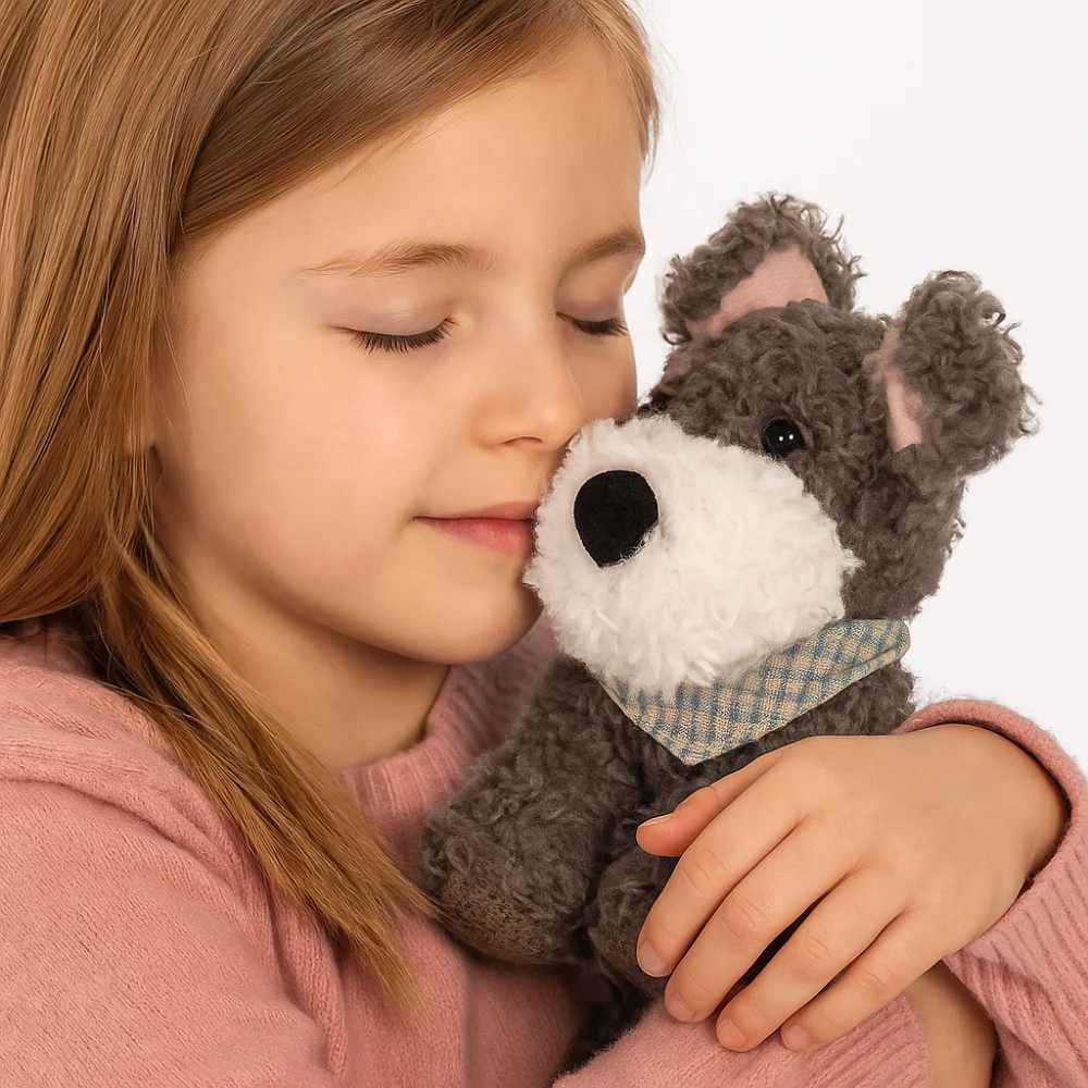 

Cat Lamb Farm Animals Plush Toy Fluffy Interactive Stuffed Dog Cat Lamb Doll Comfortable Handmade Curly Haired Dog Doll