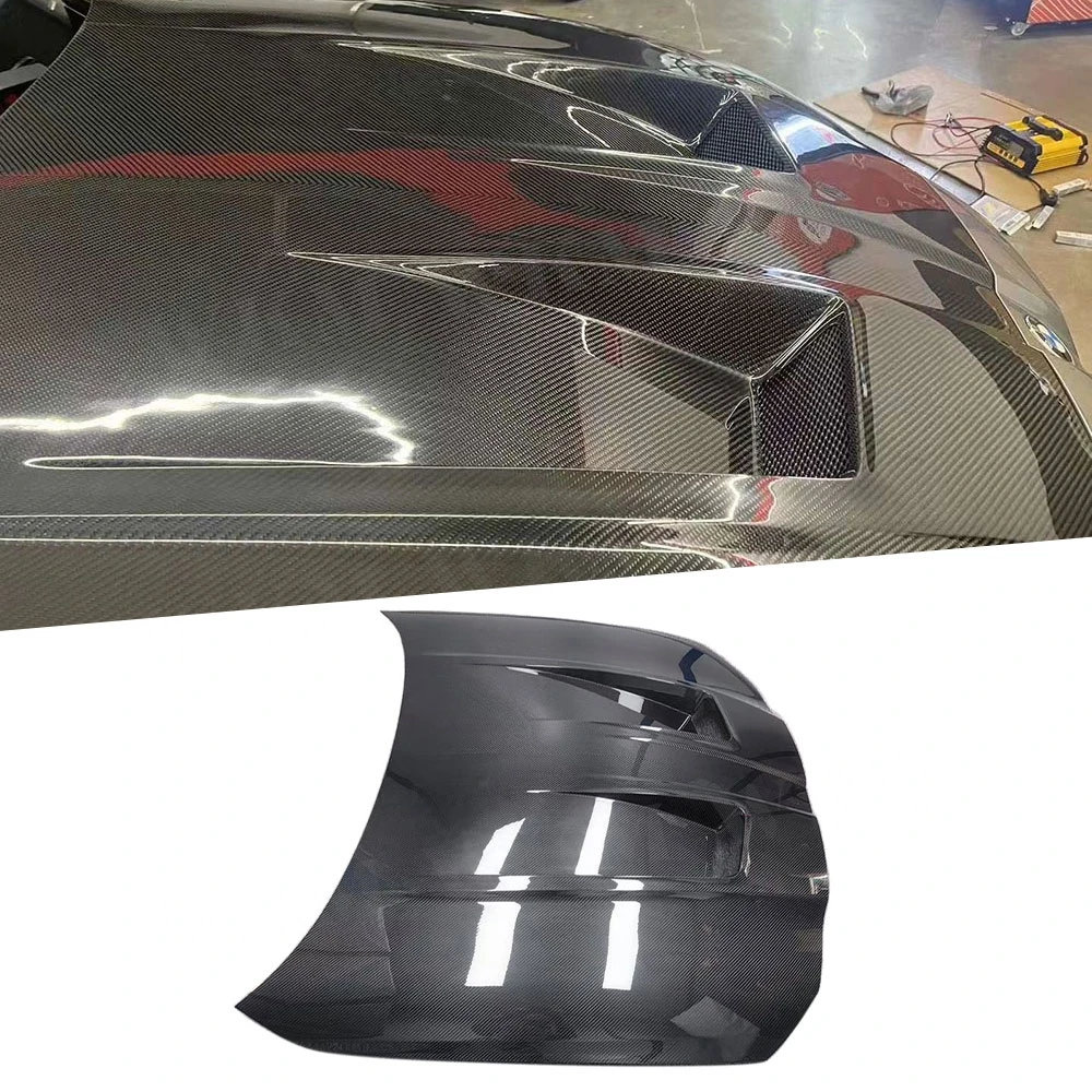 

For BMW G80 M3 G82 G83 M4 21+ Dry Carbon Fiber Hood Bonnet Car Front Engine CoverTrim Accessories