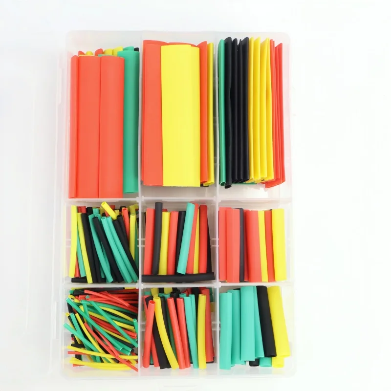 328/580PCS Heat shrink tube insulation sleeve flame retardant electrical workers home wiring data line color heat shrink tube