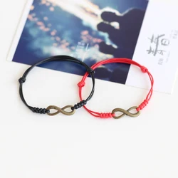 Couples Hand Made Infinity Bracelets Simple Fashion Lovers Jewelry Small Gifts Art #N035