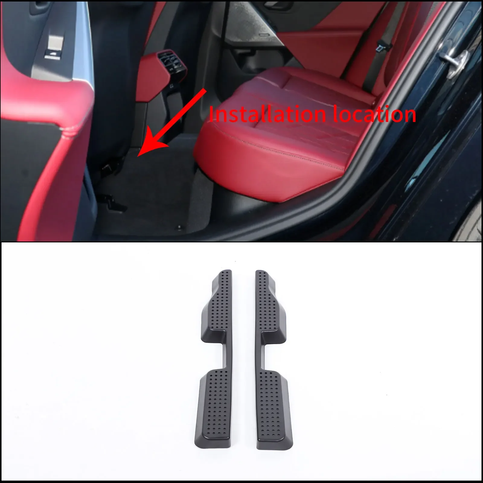 For BMW 5 Series G60 2023+ Dust Cover for Air Outlet Under Car Seat ABS Auto Accessories 2 Pcs