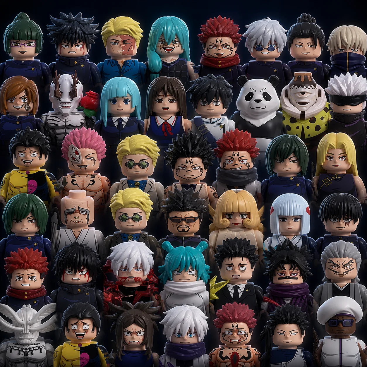 Building Block Mini - Bloques de Construcción Jujutsu Kaisen, 48