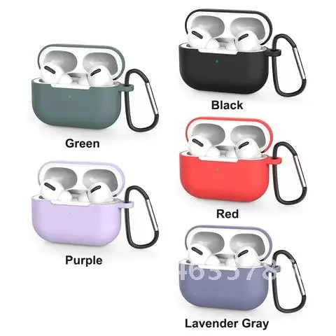 Capa protetora para Airpods Pro, Silicone Sleeve, Capa para fone de ouvido Bluetooth sem fio, fone de ouvido, fones de ouvido, acessórios, novo