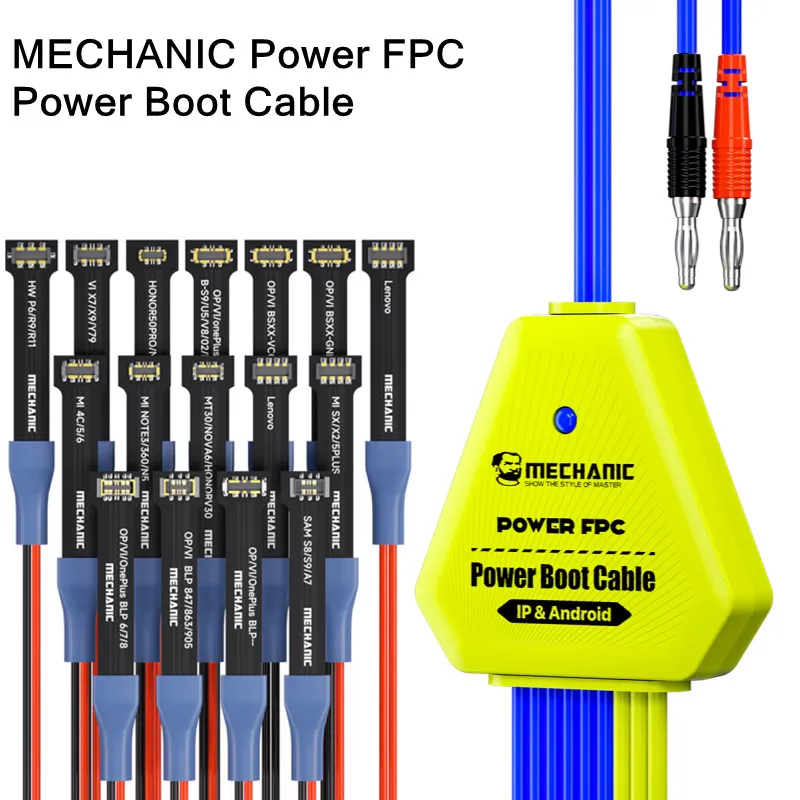 MECHANIC POWER FPC/PCB Power Boot Cable For IP6-16ProMAx Android Built-in Identification Resistance Power Supply Test Line