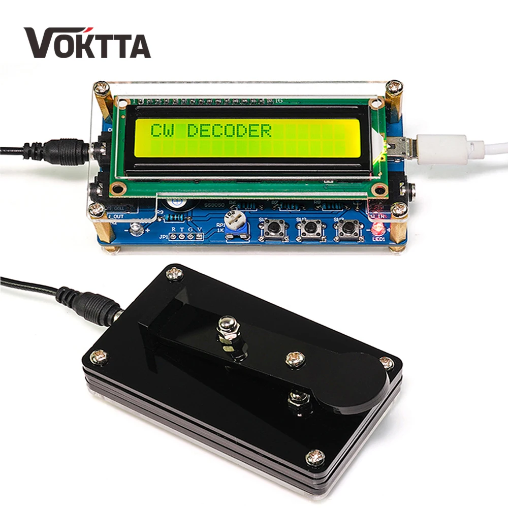 DC 5V CW Morse Cipher Decoder Loose Circuit Board Welding Exercise DIY Electronic Manufacturing Kit