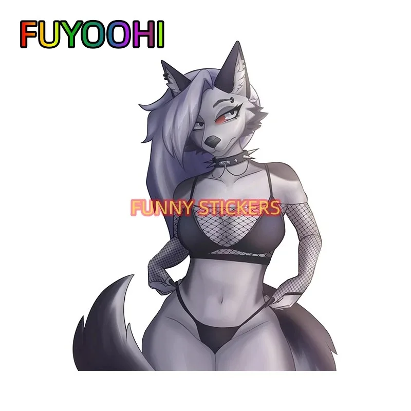 

FUYOOHI Loona Sexy Furry Stickers Bedroom car Stickers Decoration Waterproof Home Living Room Office Art Decoration
