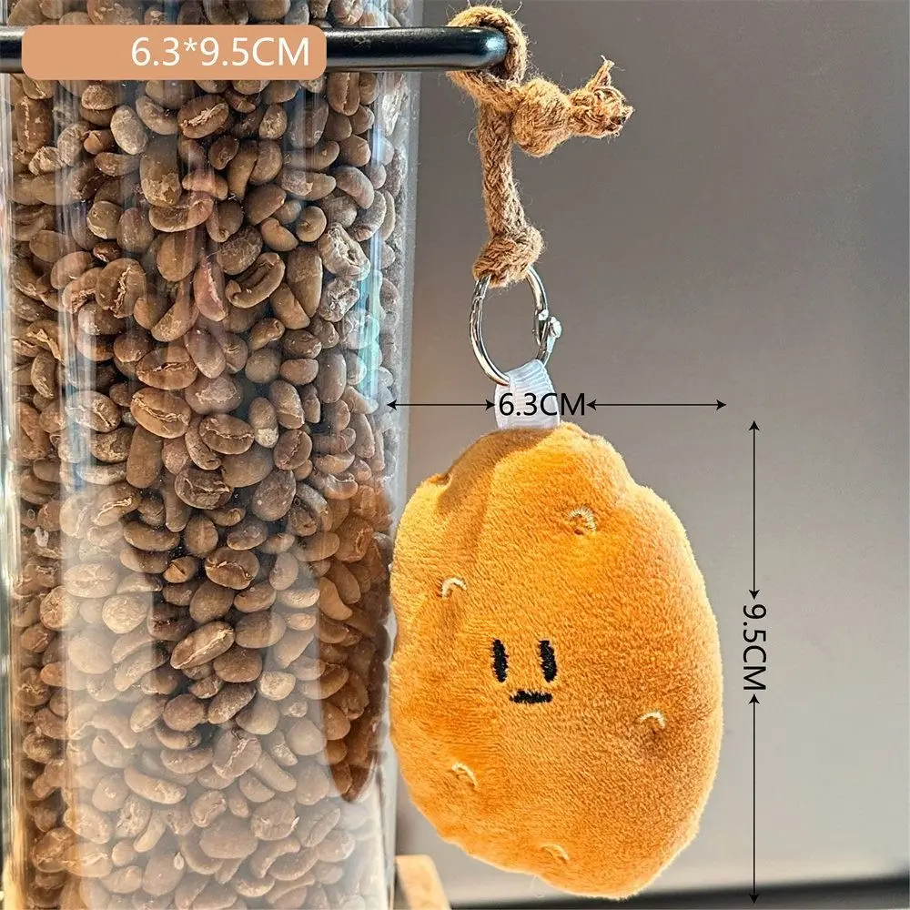 Funny Creative Little Potato Pendant Cute Delicate Vegetable Plush Doll Bag Decoration