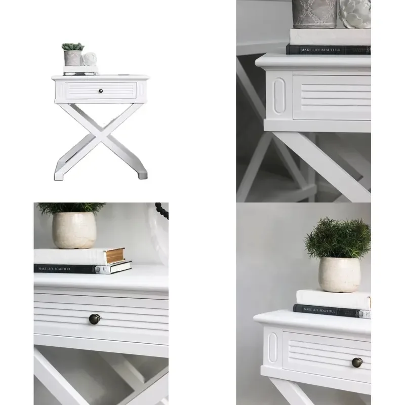 Solid Wood Side Table Medieval Modern Minimalist Design for Living Room Tea Coffee Low Price New Arrival