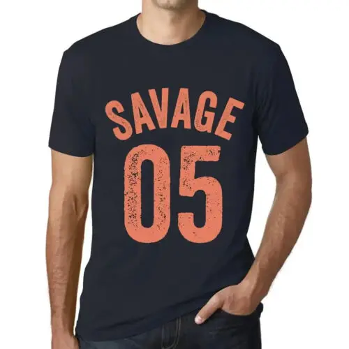 Heren Grafisch T-Shirt Wrede 05 – Savage 05 – Cadeau voor 5de Verjaardag 5de