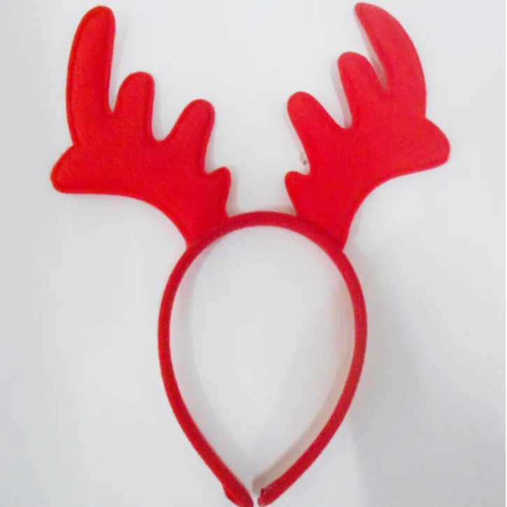 Children's Christmas sun hoop lovely antlers show MOE bell hair hoop