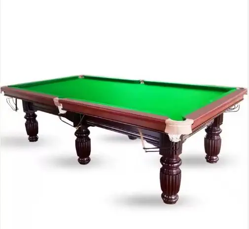 2026 Factory Wholesale Solid Wood 8FT Chinese 8 Ball Pool Table Slate Billiard Table for Club Home Entertainmentpromote sales