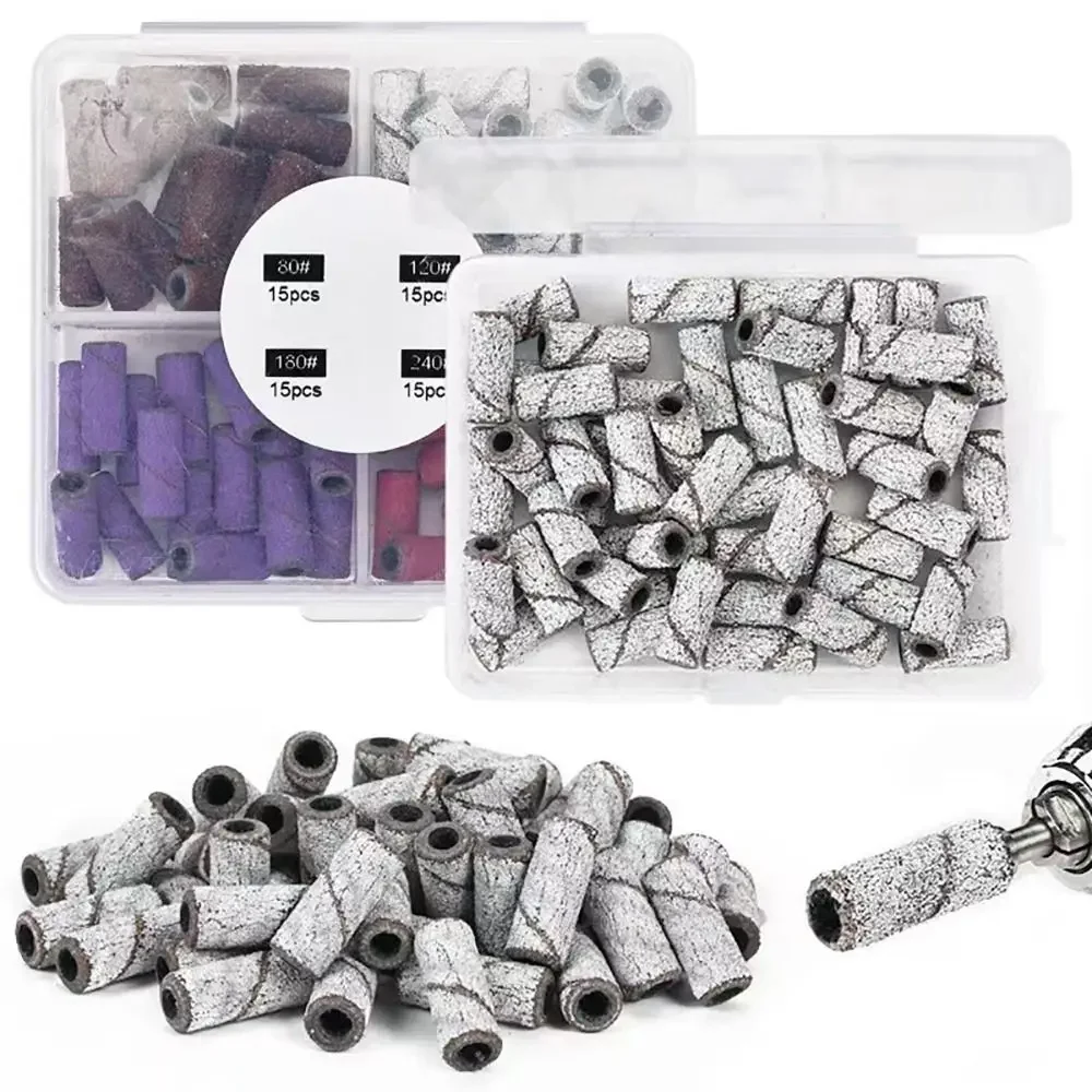 Accessories Mini Nail Polish Sanding Files Nail Art Supplies Durable Nail Drill Bits Universal Nail Sanding Bands
