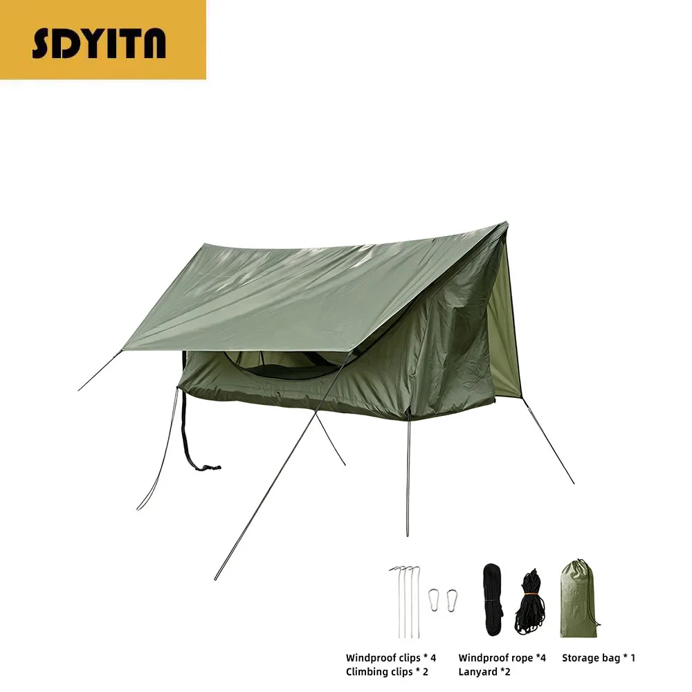 

Hot Selling Outdoor Mosquito Net Hammock Inflatable Mat Adult Size Zipper Style Mosquito Net Breathable Hammock Chair