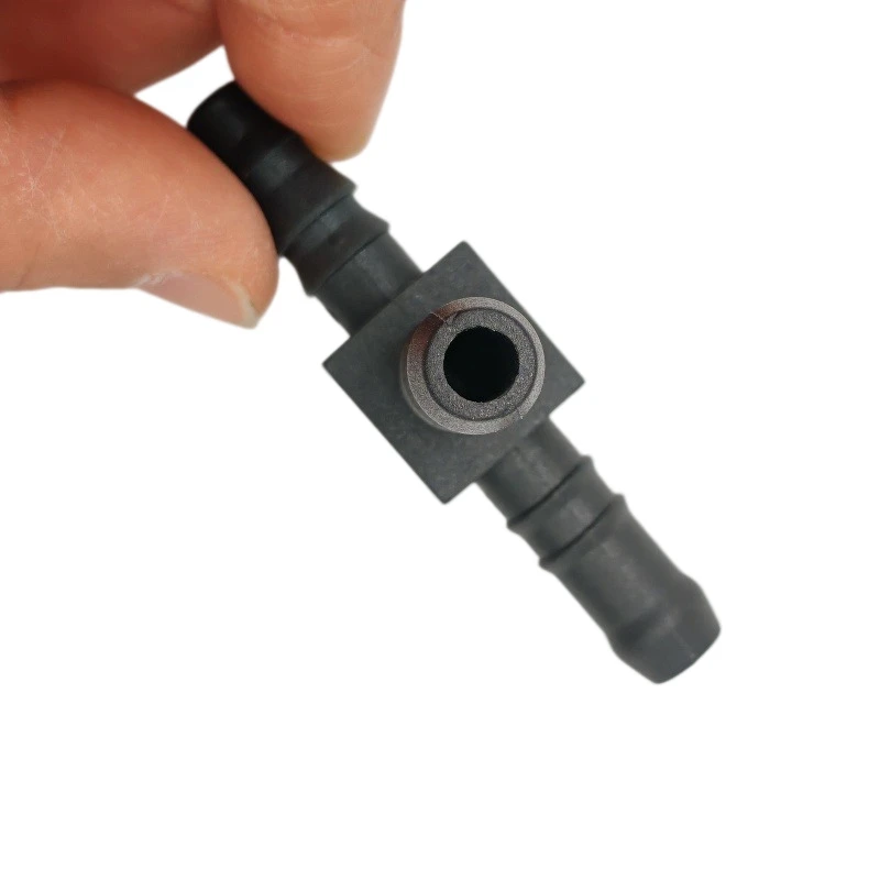 ID6  plastic tee connector fuel line quick connector 8mm T type with three way joint fittings high quality 2pcs a lot
