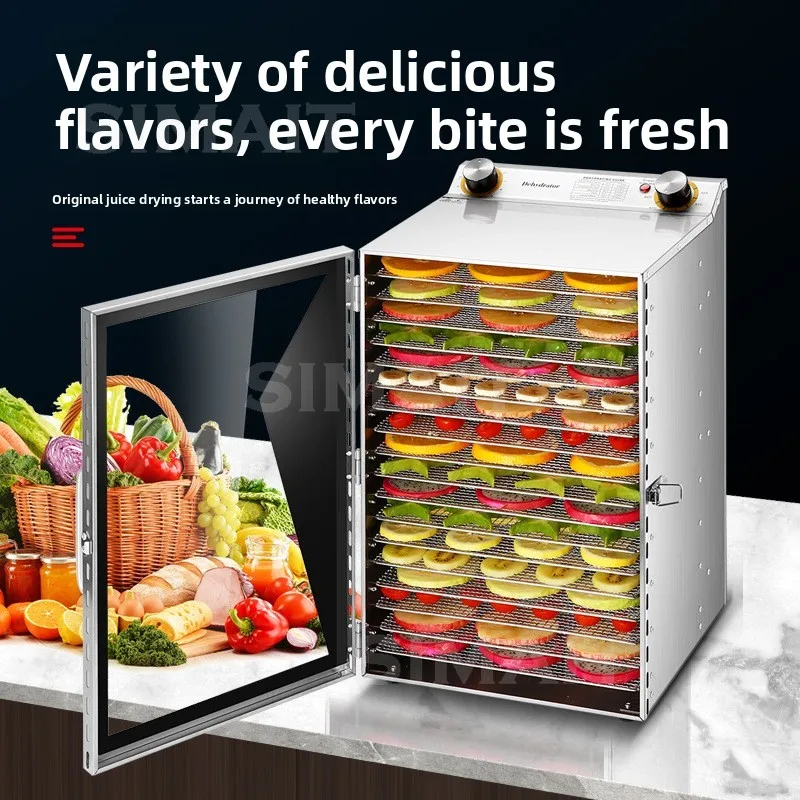 Small Food Dehydrator Multi-Function Fruit Vegetable Meat Dryer for Home Jerky