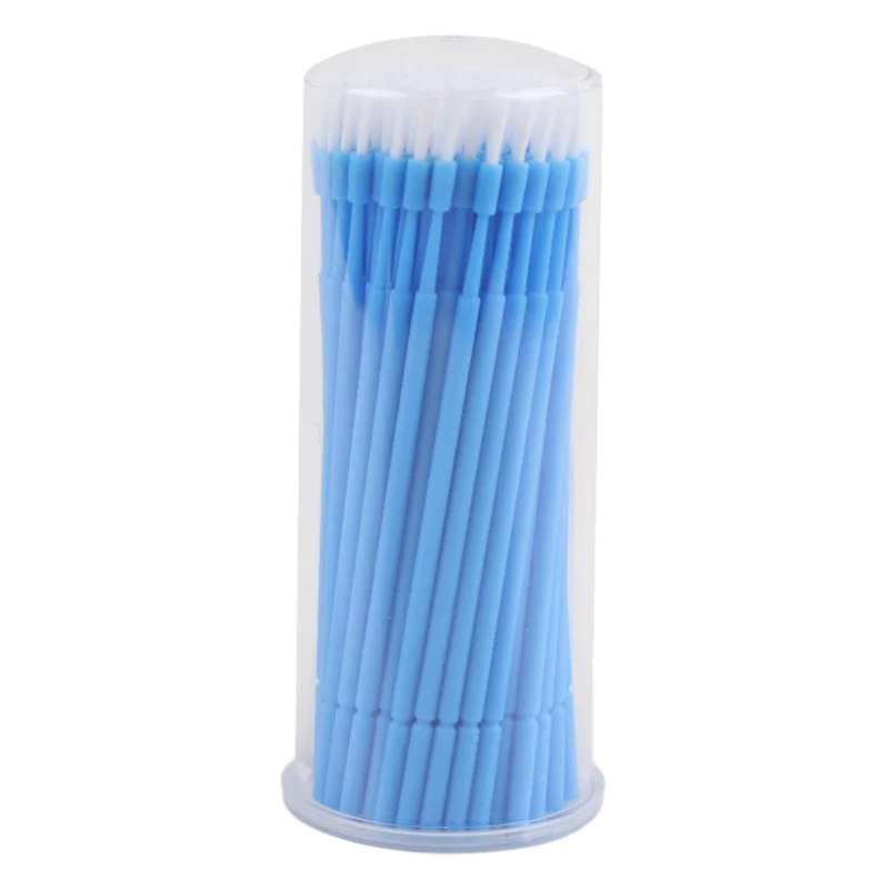 

100pcs Disposable Dental Fluoride Applicator Whitening Cohesive Desensitizer Brush