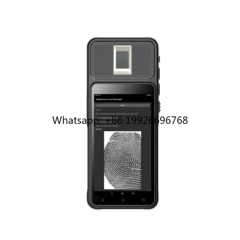 5 Inch Android 12.0 PDA Handheld Biometric Fingerprint Scanner NFC Card Reader Identity Verification FAP10 in Stock