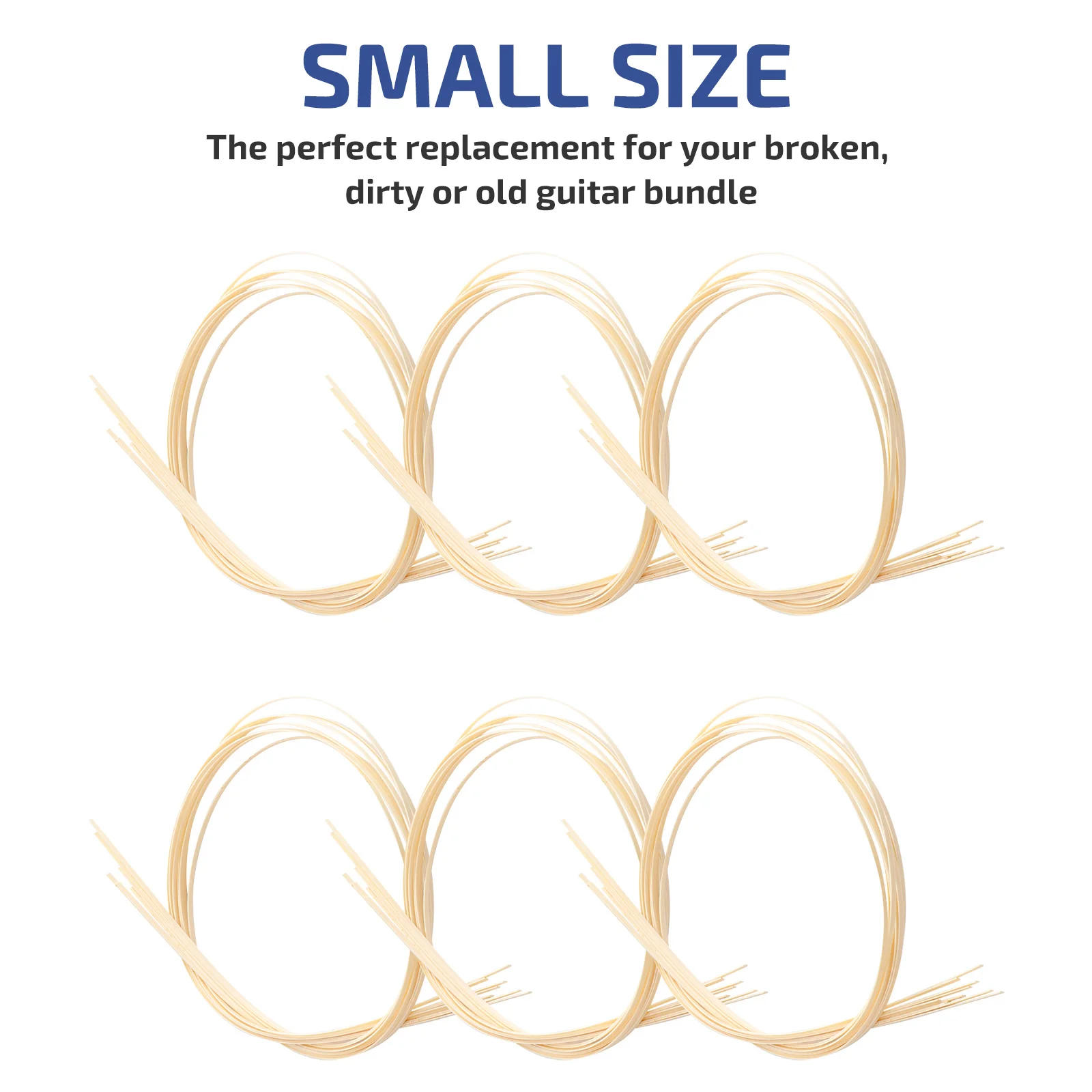 

10 PCS Guitar Trim Binding Purfling Strips Guitars Decoration Musical Instrument Accessory