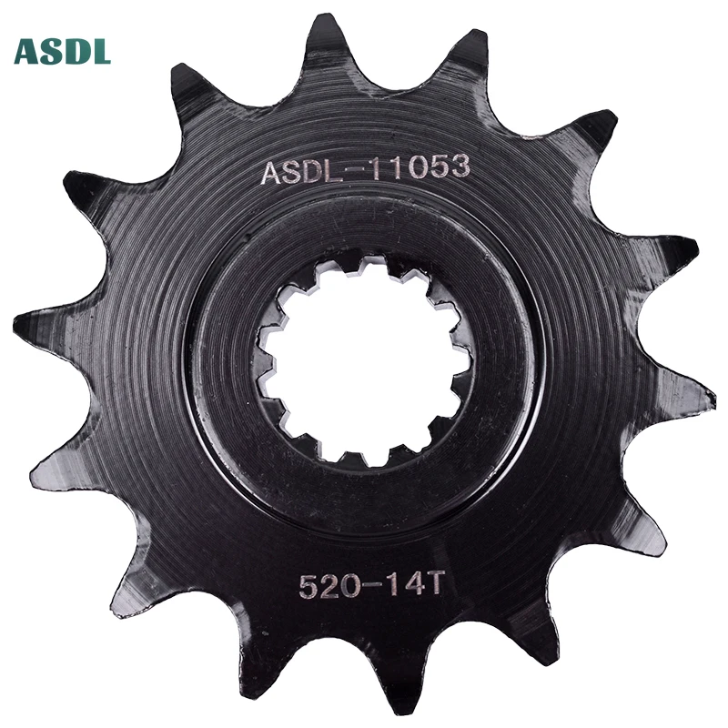 520 14T Motorcycle Front Sprocket For Suzuki DL250 17-20 GSR250 12-17 GSX250 R 2017-2020 GW250 L2-L7 Inazuma 2012-2017 45# Steel