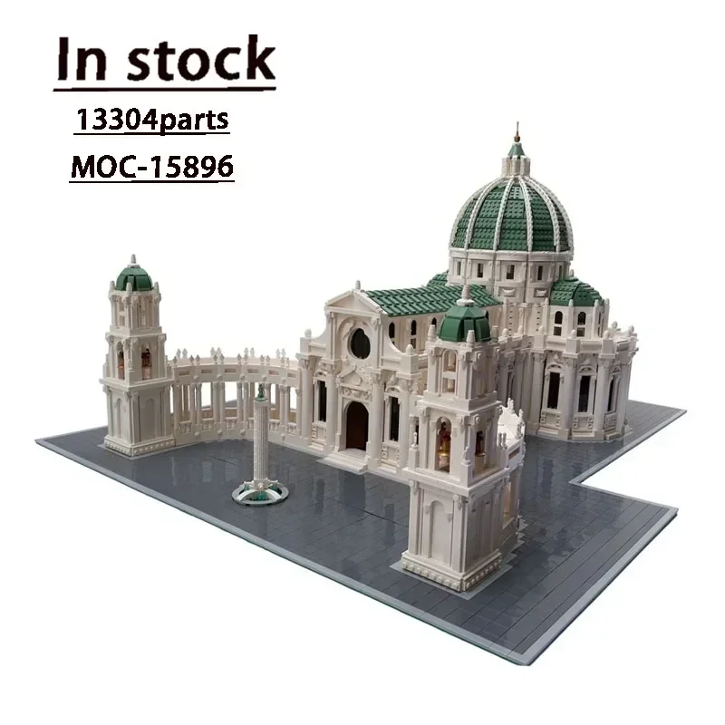 MOC-15896 Famous City Baroque Cathedral Assembled Splicing Building Block Model 13304 Parts Adult Children's Birthday Toy Gift