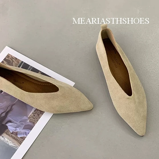 

Весенне-осенние женские туфли на плоской подошве с острым носком, новинка 2021, балетки в клетку, женская обувь, однотонные топсайдеры, zapatos mujer, одинарные туфли