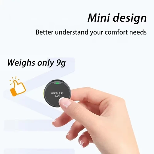 Imagen 2 del producto Xiaomi-micrófono Lavalier inalámbrico para exteriores, grabación en vivo, entrevista, Vlog, reducción de ruido magnética, portátil, para iPhone y Android