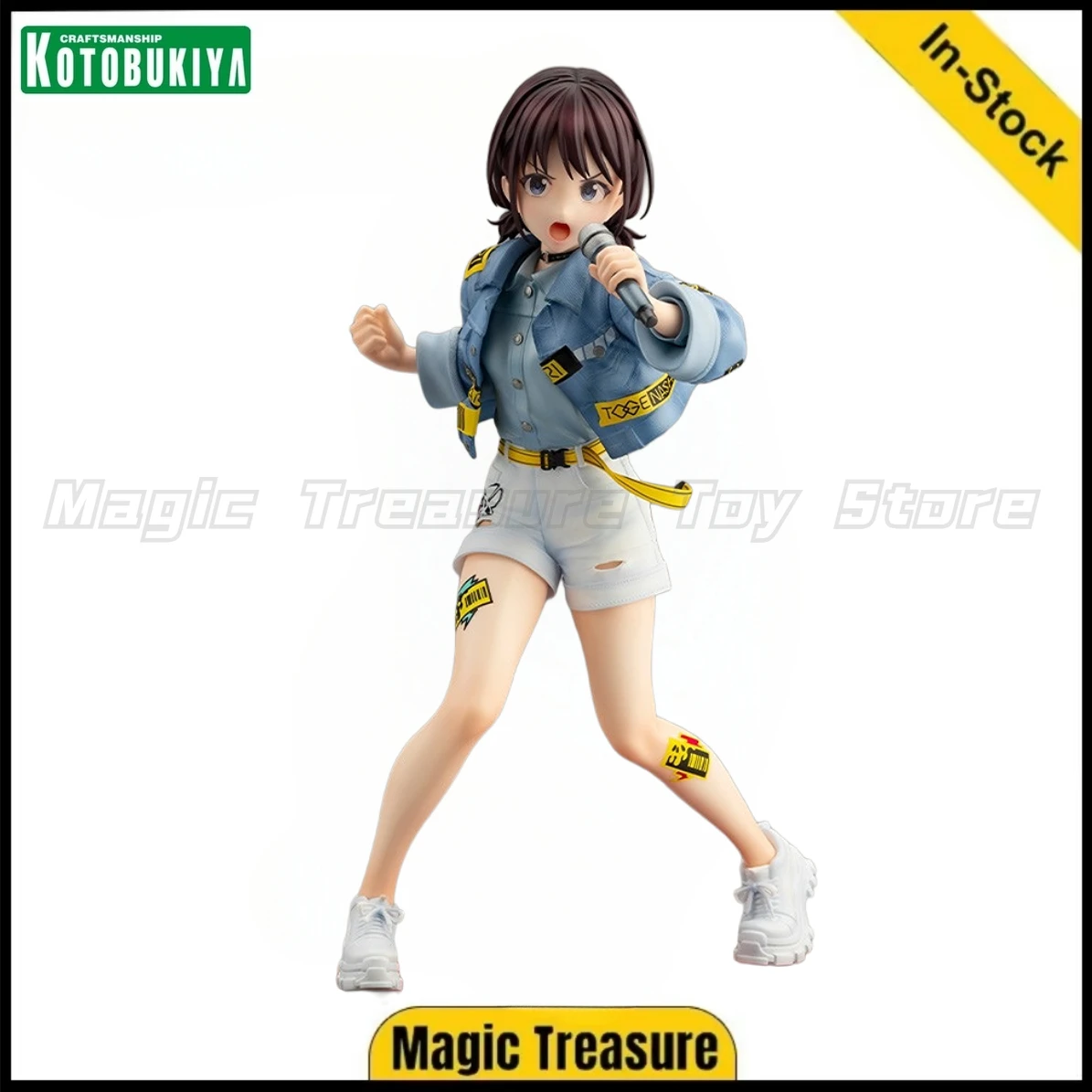 

【In Stock】Original Kotobukiya GIRLS BAND CRY NINA ISERI 1/7 Scale Figures Anime Ornaments Collection Gift Model