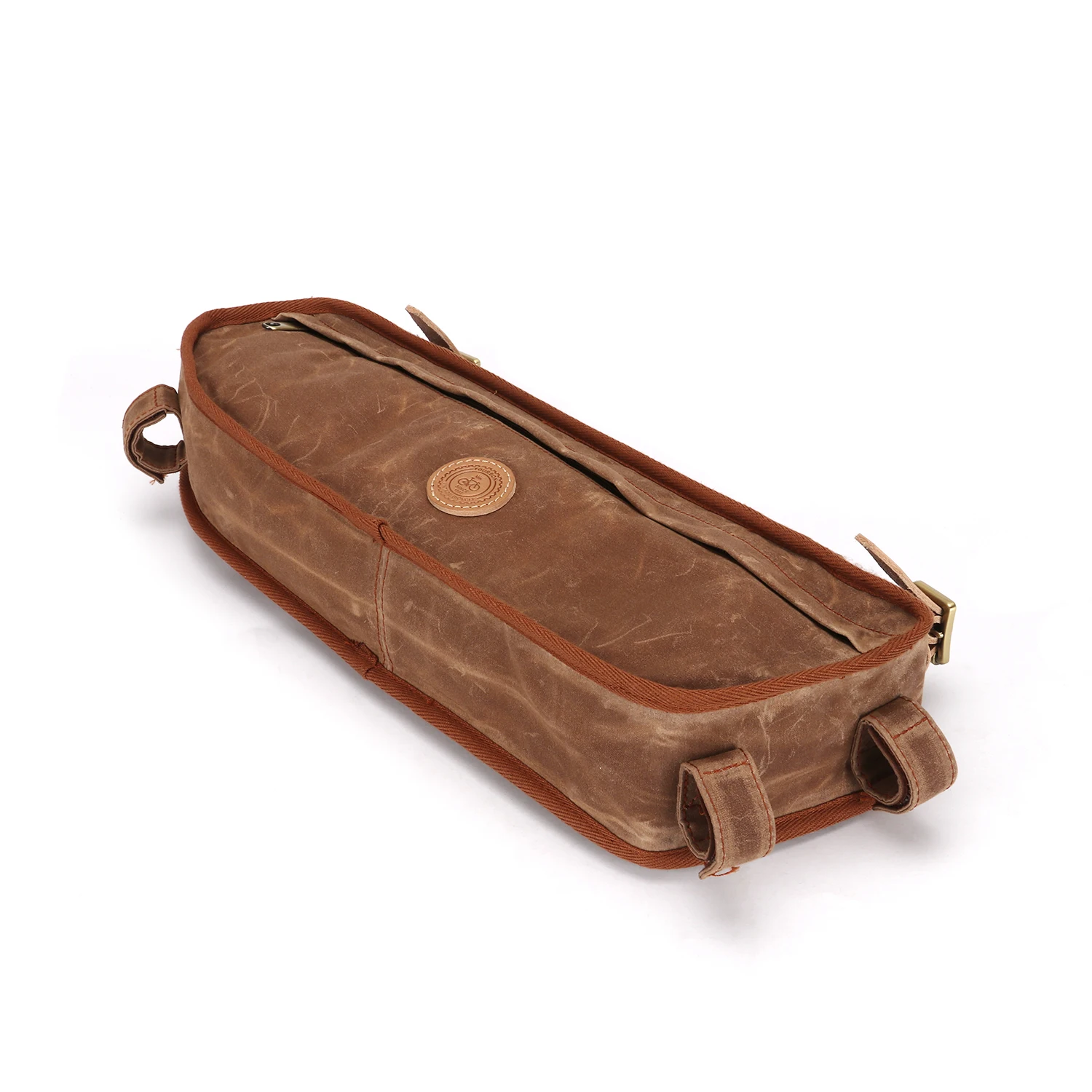 

Новое поступление, прочная кожаная сумка-холодильник для велосипеда, водонепроницаемая холщовая сумка индивидуального размера для велосипеда