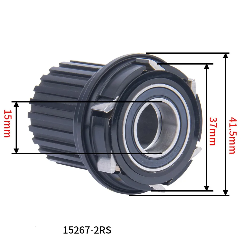 

Black Color Bike Freehub Body 12 Speed Freehub 7075 Aluminum Material Compatible With Road Bike Different Color Bearings