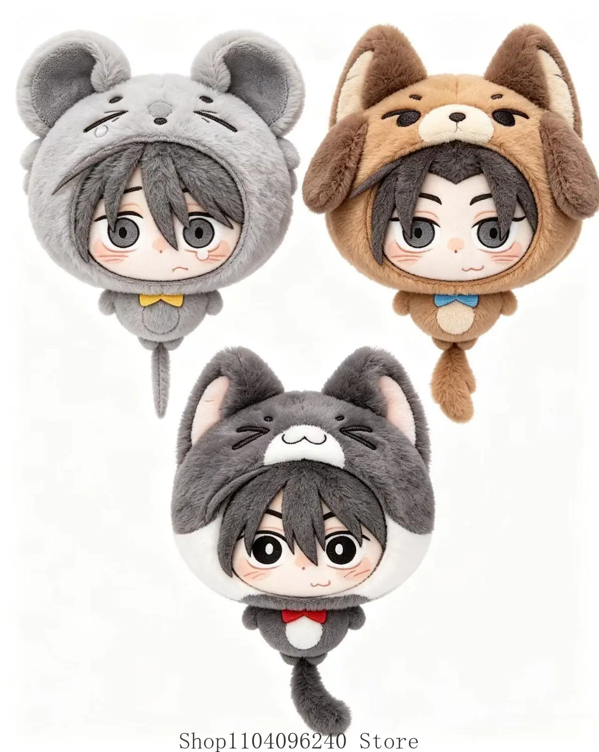 He Mingshuo Guan Chaohuan  10cm Cotton Figure Idol Plushies Pillows Anime Cartoon Stuffed Pendant Toys Keychain - view 2