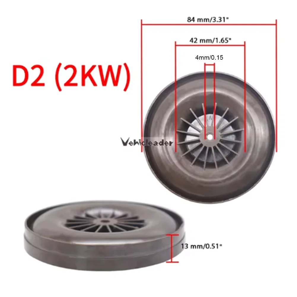 Fahrzeugheizlösung, internes Windrad, D2, 2 kW, benutzerfreundliches Design, leiser Betrieb, Gebläse, zuverlässige Leistung