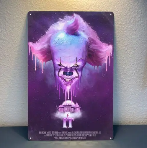 Металлический плакат It Stephen King из фильма, жестяной знак 20x30 см