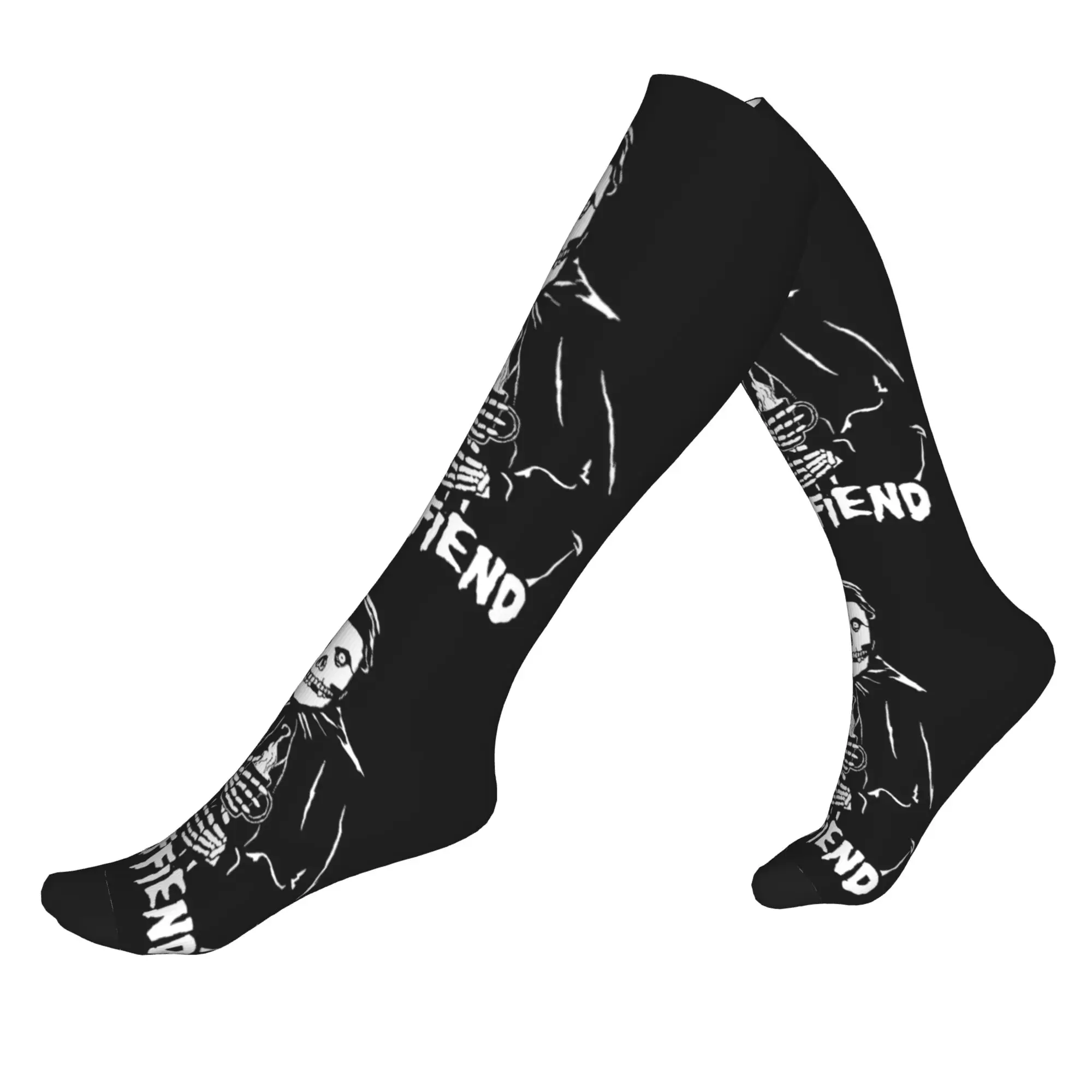 

Misfits Horror Punk Rock Band Men Women Sports Compression Socks Unisex Novelty 3D Printing Dress Socks