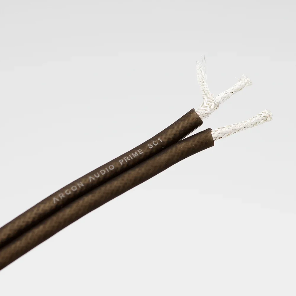 hifi Denmark Argon Audio Prime 1 Speaker Cable Oxygen-free copper silver plating 1.5 square  Amplifier audio cable