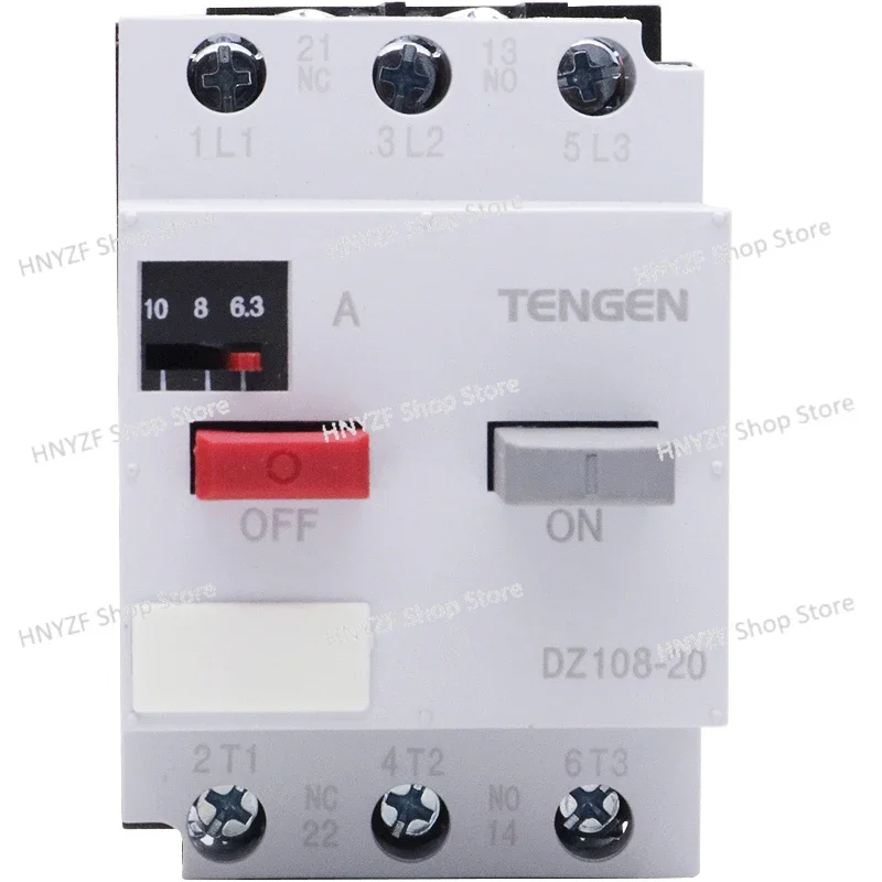 

DZ108-20 three-phase motor motor protection circuit breaker 3VE1 air switch 4A