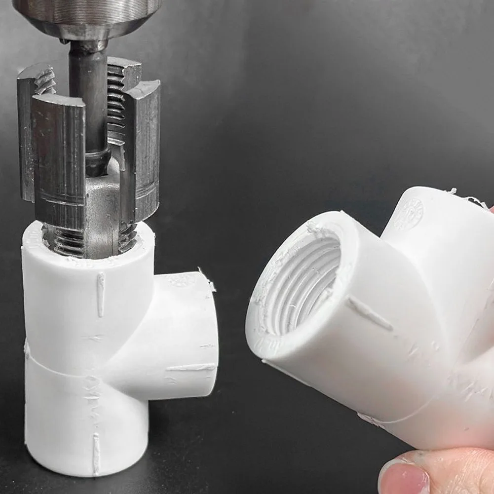 

PPR открывалка для водопроводных труб, инструмент для нарезания резьбы, 4-точечный открывалка для водопроводных труб, сантехнический инструмент для электрической дрели, метчик и матрица