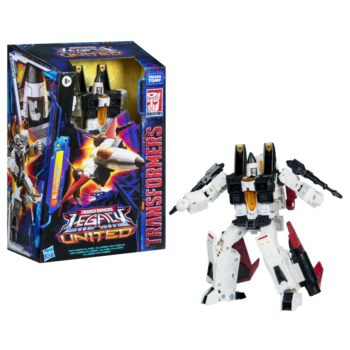 

[предварительный заказ] Hasbro Transformers Legacy: United Voyager Class G1 Universe Ramjet Модель игрушки Аниме Подарочные фигурки героев