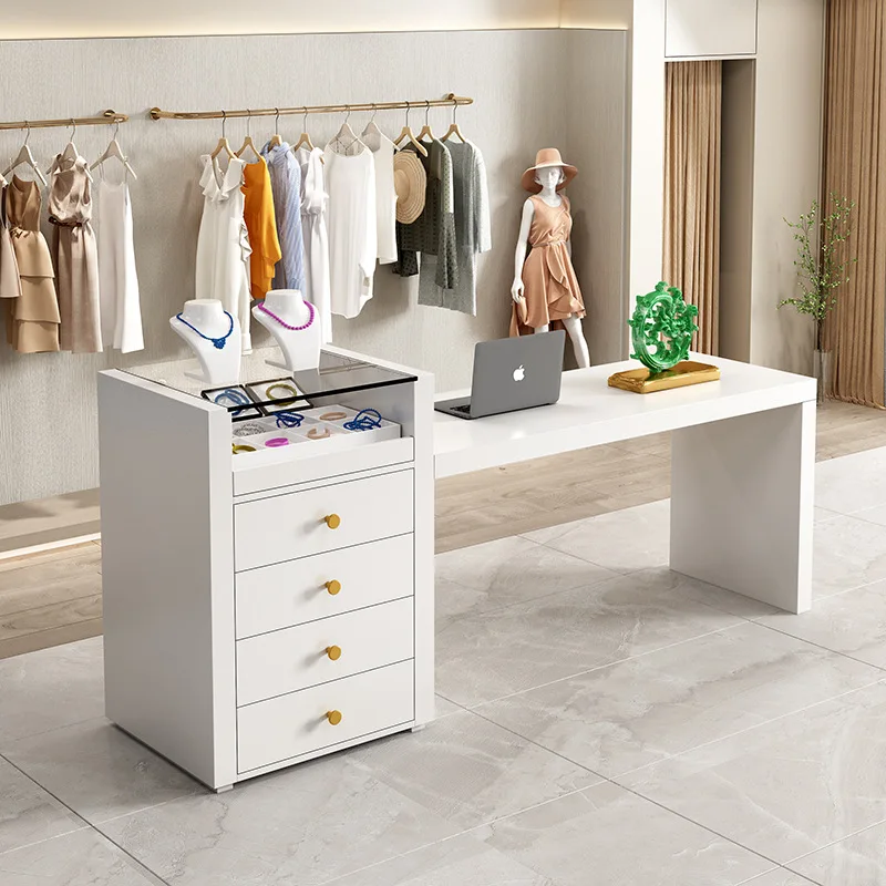 The Display High-end Display Stands Light Luxury Clothing Shopping Display Stands Baked Enamel Home Decor Ein Dekorateur ZY40JDT