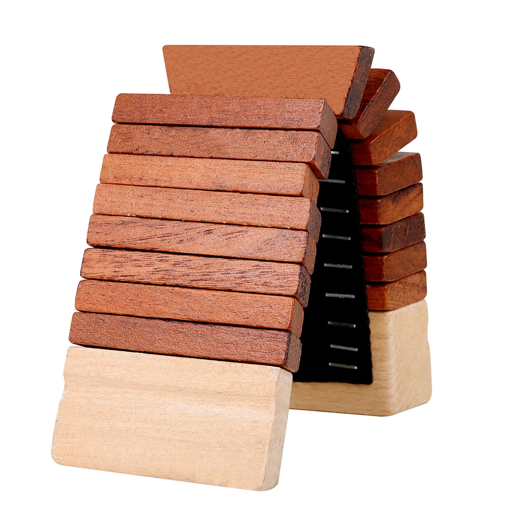 Wooden Toothed Musical Instrument Handle Castanet Toy Kids Instruments Children Percussion Knocking