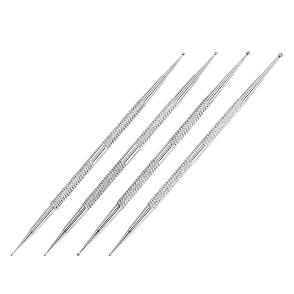 

4Pcs Rhinestone Picker Pen Dual Ends Nail Art Supplies Manicure Tools for Women French Tips Painting Embellishing