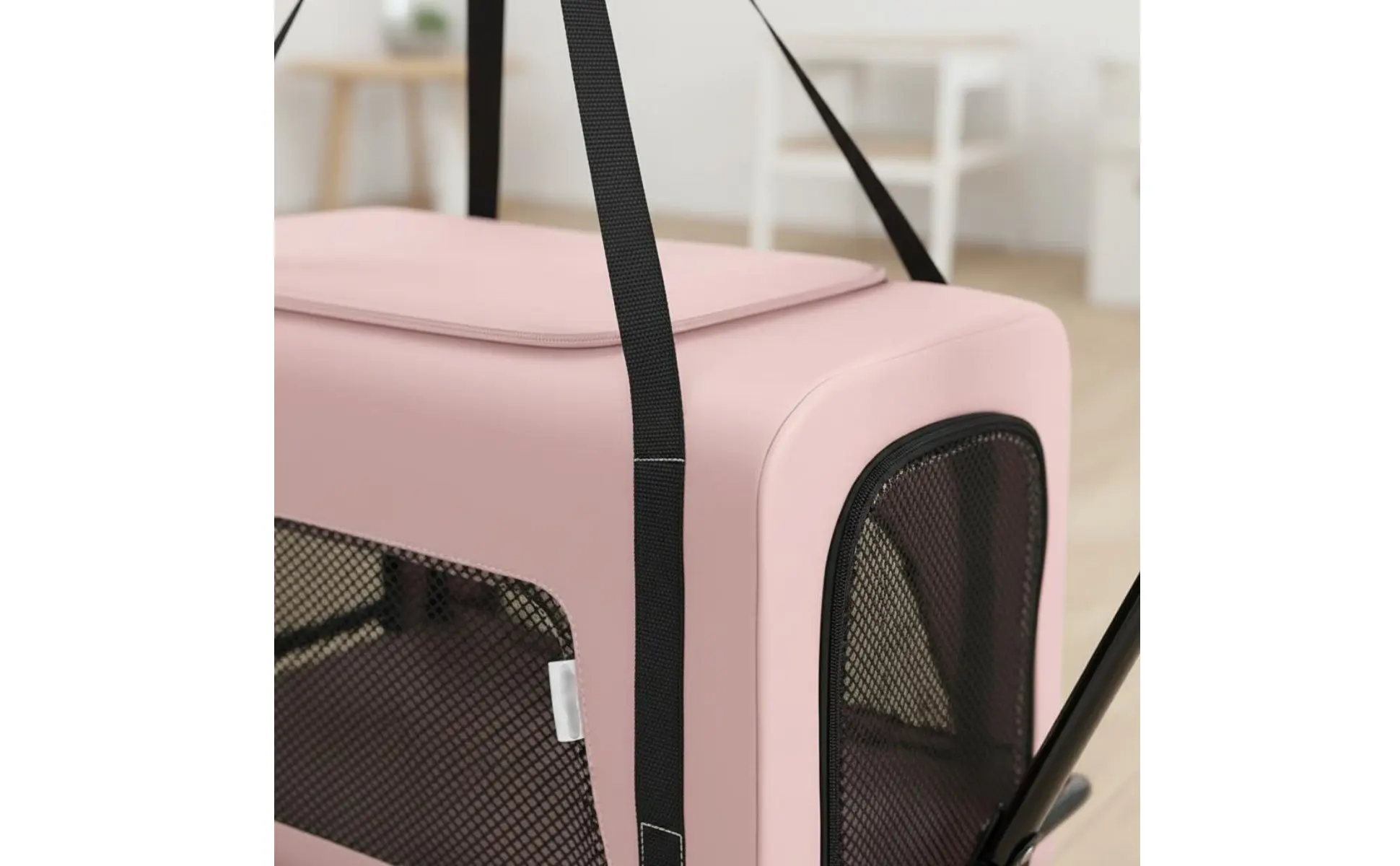 Foldable Pet Stroller Breathable Mesh Small Dog Feline Trolley Bag Pet Trolley Carrier Telescoping Handle Feline Rolling Carrier Foldable Pet Stroller Breathable Mesh Small Dog Feline Trolley Bag Pet Trolley Carrier Telescoping Handle Feline Rolling Carrier