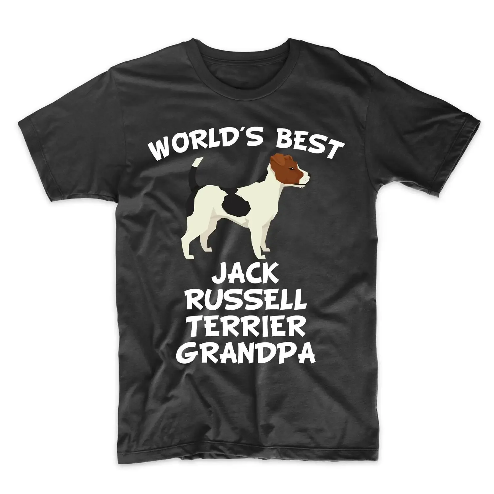 World amp 39 s Best Jack Russell Terrier Grandpa T Shirt Granddog vintage Washed Slightly Unisex Stylish Breathable graphic