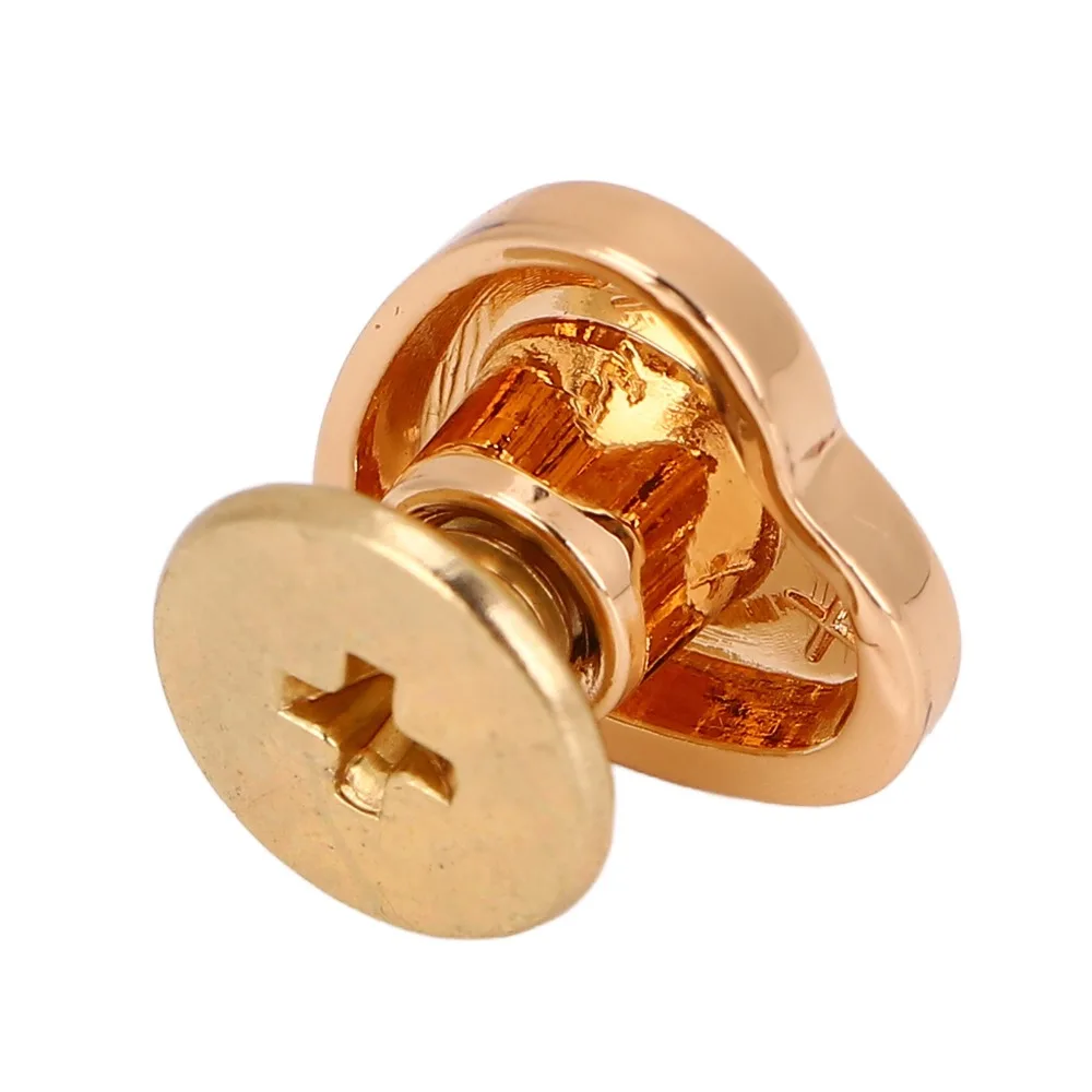 20pcs 14mm Size Decorative Stud Rivets Crossing Screw Back Stud Design Leather Stud Kit Gold/White/Bronze Color