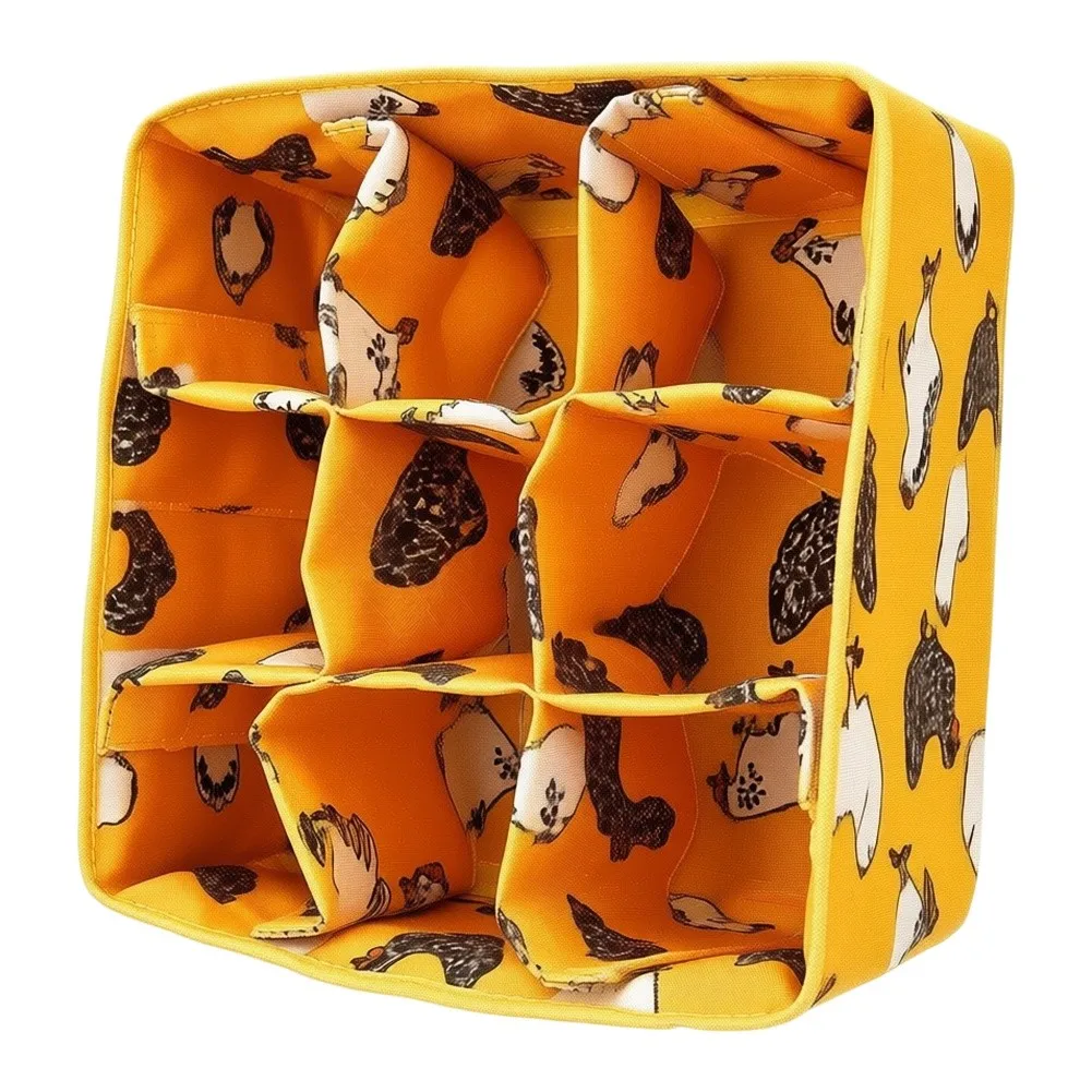 Removable Egg Collection Basket With 9 Pockets: Foldable Fresh Egg Holder Egg Collection Basket For Chicken Duck Goose Eggs