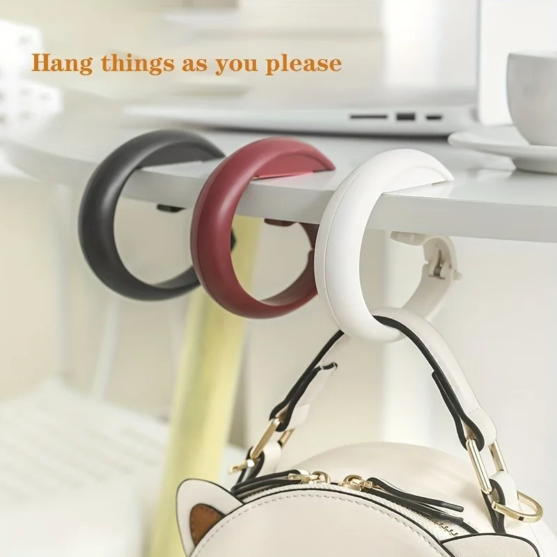 1pc, Portable Handbag Hangers Purse Hooks for Women Bags Hanging on Desktop in The Cafe Shop or Library